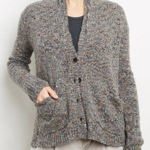 INHABIT NY Wool Tweed Cardigan, SIZE M (w/tags)